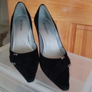 Black Suede Pumps